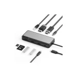 Alogic Fusion USB-C Docking Station με HDMI/DisplayPort PD Ethernet και σύνδεση 2 Οθονών Γκρι FUPHDDP1 - Image 2