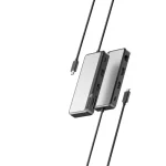 Alogic Fusion USB-C Docking Station με HDMI/DisplayPort PD Ethernet και σύνδεση 2 Οθονών Γκρι FUPHDDP1 - Image 3