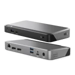 Alogic DX2 USB-C Docking Station με DisplayPort 4K PD Ethernet και σύνδεση 2 Οθονών Γκρι DUPRDX2-100 - Image 7