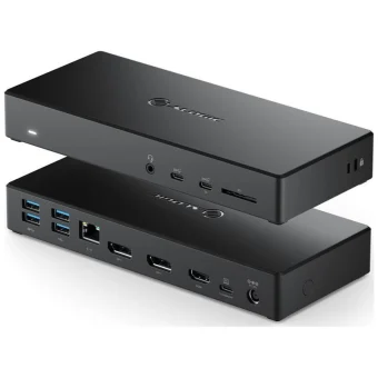 Alogic USB-C / USB-A Docking Station με 4K PD Ethernet Μαύρο (DUCMA3)
