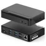 Alogic USB-A Docking Station με 4K PD Ethernet Μαύρο (DUTHDPR)