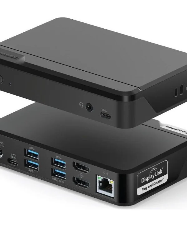 Alogic USB-A Docking Station με 4K PD Ethernet Μαύρο (DUTHDPR)
