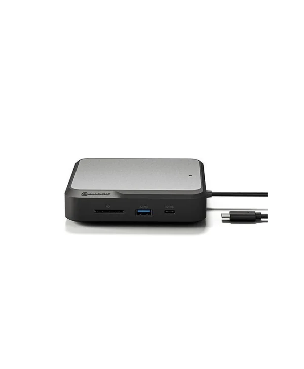 Alogic CD2 USB-A / USB-C Docking Station με DisplayPort 4K PD Ethernet και σύνδεση 2 Οθονών Γκρι DUCD2