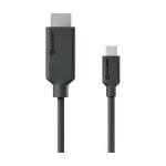 Alogic Cable HDMI male - HDMI male 1m Μαύρο EL2UCHD-01