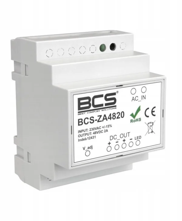 BCS Τροφοδοτικό Συστημάτων CCTV BCS-ZA4820