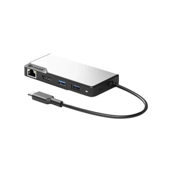 Alogic Fusion Max USB-C Docking Station με HDMI 4K PD Ethernet Ασημί UCFUPRGVV2-SGR