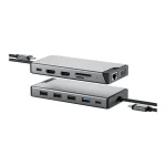 Alogic USB-C Docking Station με HDMI Ethernet και σύνδεση 3 Οθονών Ασημί (DUCDDV3)
