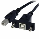 StarTech USB 2.0 Cable USB-B male - USB-B female Μαύρο 0.9m (USBPNLBFBM3)