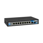 BCS BCS-B-SP08G-2SFP Unmanaged L2 PoE+ Switch με 8 Θύρες Gigabit (1Gbps) Ethernet και 2 SFP Θύρες 1765757 - Image 2