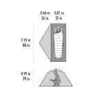 MSR Σκηνή Camping Igloo Ορειβασίας Πράσινη 4 Εποχών για 1 Άτομο Αδιάβροχη 3000mm 99εκ. 694781 - Image 7