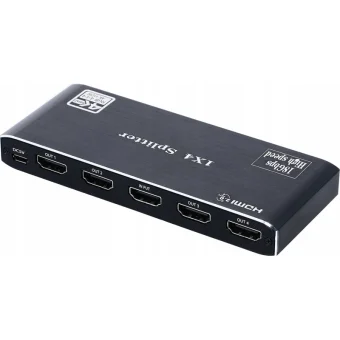 Διακοπτης Hdmi 2.0 1x4 Rozdzielacz Ultra Hd Uhd 4k Hdcp 2.2 Hdr10 Pawonik HDMI-SP-1/4-2.0