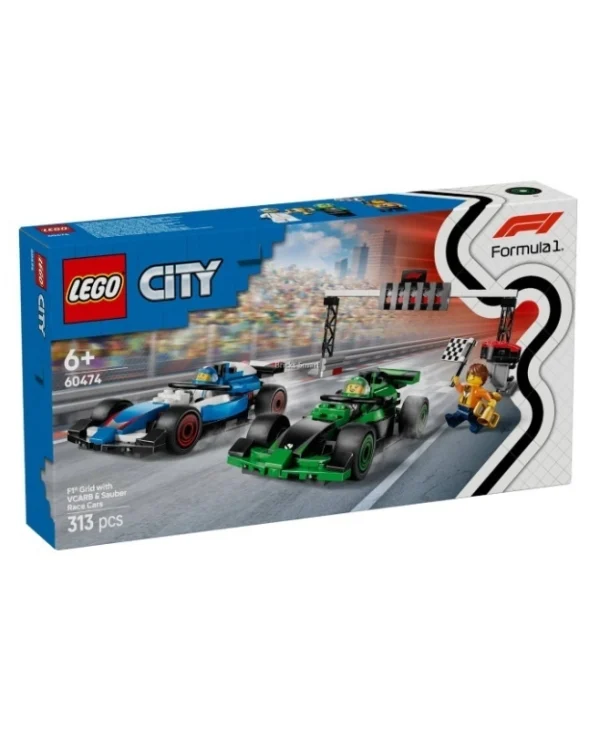 LEGO City F1® Start Grid with VCARB and Sauber Race Cars για 6+ Ετών 313τμχ 60474