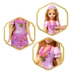Mattel Princess - Ραπούνζελ Με Κοσμηματοθήκη Κούκλα Disney Princess (Διάφορα Σχέδια) 1τμχ JLK28 - Image 3