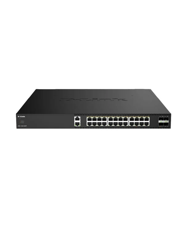 D-Link DXS-1250-28YP/E Managed L2 PoE Switch με 28 Θύρες Gigabit (1Gbps) Ethernet και 4 SFP Θύρες