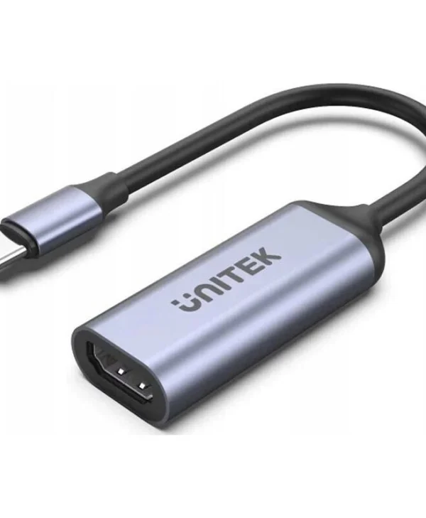 Προσαρμογέας Unitek Usb-c Hdmi 2.1 8k 60hz Γκρι 15cm V1416B