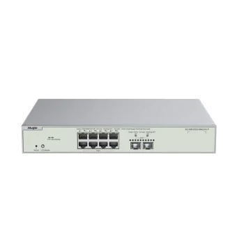 Ruijie RG-NBS3300-8MG2XS-P v1 Managed L2 PoE+ Switch με 10 Θύρες Ethernet και 2 SFP Θύρες