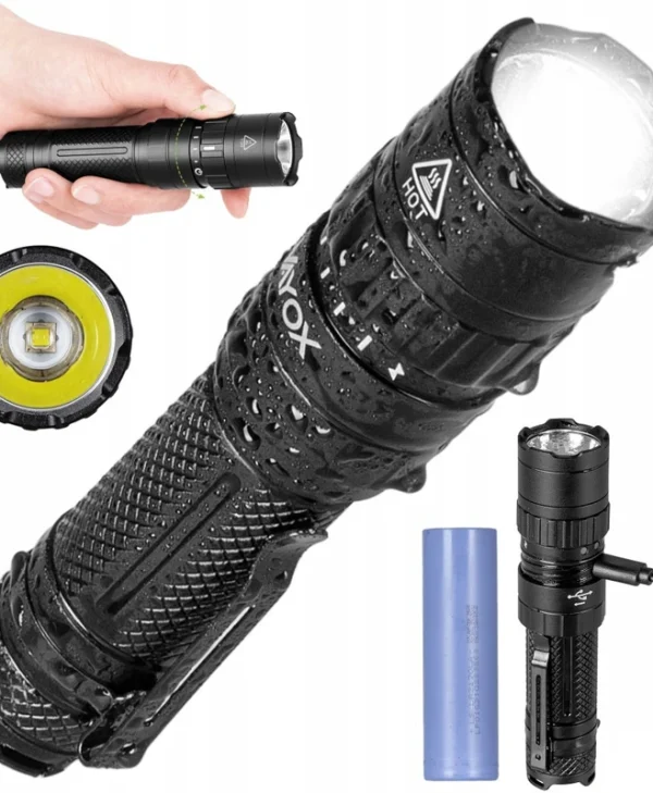 1500lm Rechargeable Led Flashlight Va0077 Vayox 698047