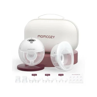 Momcozy M5 Breast Pump Φορητό Διπλό Θήλαστρο Μπαταρίας Λευκό 180ml 40957089