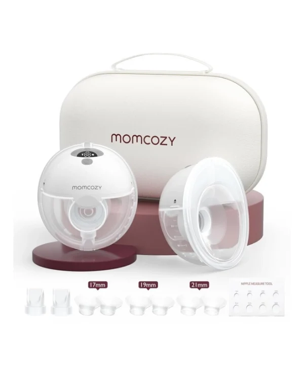 Momcozy M5 Breast Pump Φορητό Διπλό Θήλαστρο Μπαταρίας Λευκό 180ml 40957089
