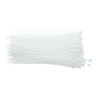 Cablexpert Δεματικά Καλωδίων Πλαστικά 250mmx3.6mm σε Λευκό χρώμα (100τμχ) NYTFR-250X3.6-W