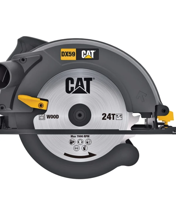 CAT 05-7382 Δισκοπρίονο 1400W με Σύστημα Αναρρόφησης DX59