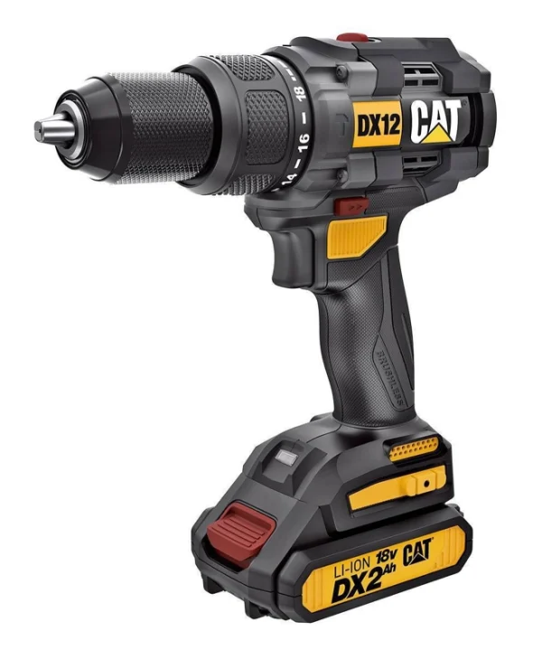 CAT DX12 Κρουστικό Δραπανοκατσάβιδο Μπαταρίας Brushless 18V 2x2Ah