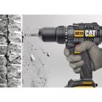 CAT DX12 Κρουστικό Δραπανοκατσάβιδο Μπαταρίας Brushless 18V 2x2Ah - Image 2