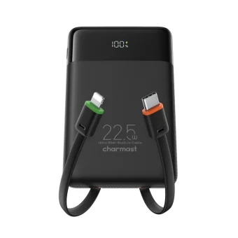 Charmast W1202 Power Bank 10000mAh 22.5W Power Delivery Μαύρο