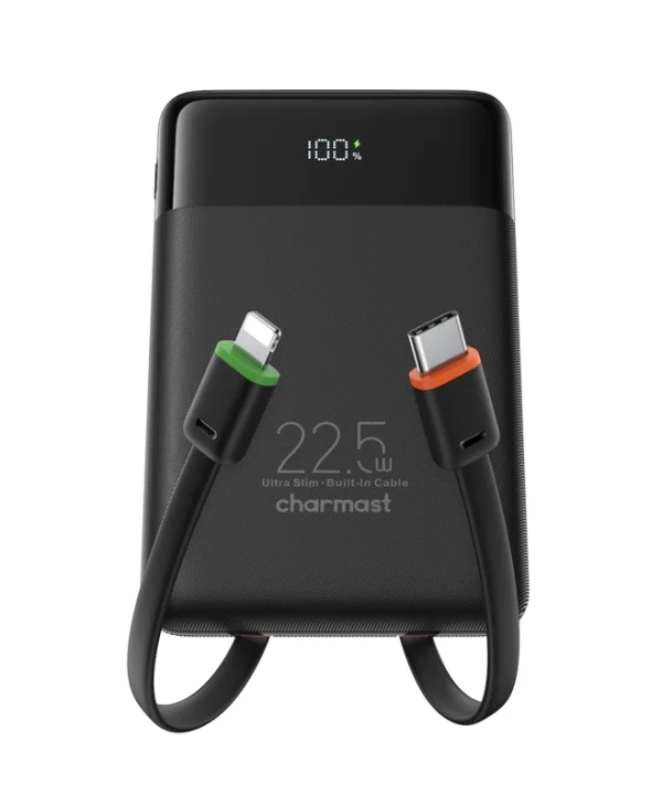 Charmast W1202 Power Bank 10000mAh 22.5W Power Delivery Μαύρο