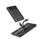 Charmast W1202 Power Bank 10000mAh 22.5W Power Delivery Μαύρο - Image 2