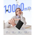 Charmast W1202 Power Bank 10000mAh 22.5W Power Delivery Μαύρο - Image 8