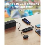 Charmast W2065 Power Bank 20000mAh 20W με 2 Θύρες USB-A και Θύρα USB-C Power Delivery / Quick Charge 3.0 Μαύρο - Image 3