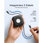 Charmast W1205 MagSafe Power Bank 10000mAh 20W με Θύρα USB-C Power Delivery Μαύρο - Image 7