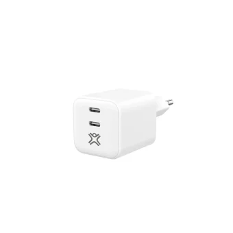 XtremeMac Φορτιστής Χωρίς Καλώδιο με 2 Θύρες USB-C 65W Power Delivery Λευκός (XWH-SPC60-03)