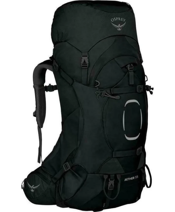 Osprey Aether 55 Ορειβατικό Σακίδιο 55lt Αδιάβροχο Μαύρο Trekking OS1-043/1/L/XL