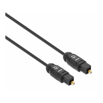 Manhattan Optical Audio Cable TOS male - TOS male Μαύρο 1m (356060)