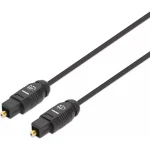 Manhattan Optical Audio Cable TOS male - TOS male Μαύρο 1m (356060) - Image 3