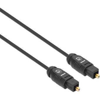 Manhattan Optical Audio Cable TOS male - TOS male Μαύρο 5m (356091)
