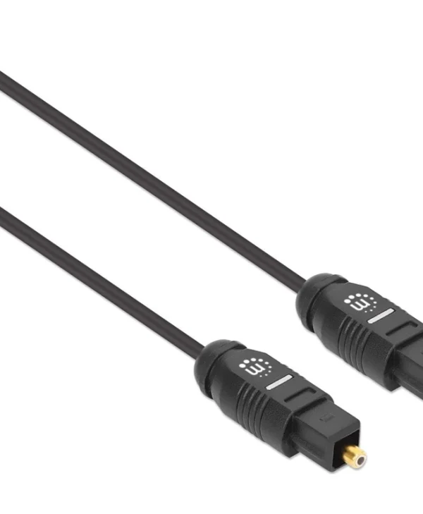 Manhattan Optical Audio Cable TOS male - TOS male Μαύρο 5m (356091)