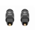 Manhattan Optical Audio Cable TOS male - TOS male Μαύρο 5m (356091) - Image 2