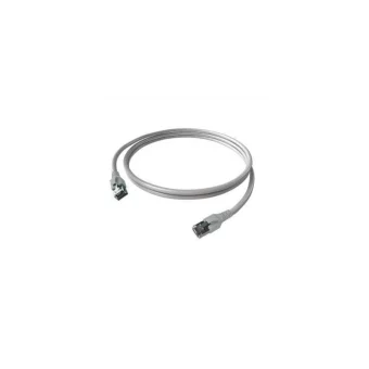 Easylan S/FTP Cat.6a (Gigabit) Καλώδιο Δικτύου Ethernet 0.5m Γκρι CP1KABABA0005