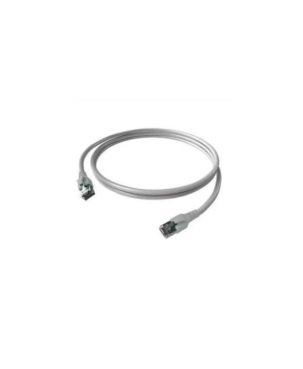 Easylan S/FTP Cat.6a (Gigabit) Καλώδιο Δικτύου Ethernet 0.5m Γκρι CP1KABABA0005