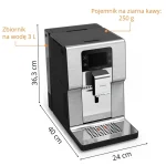 Krups Experience Αυτόματη Μηχανή Espresso 1550W Πίεσης 15bar για Cappuccino με Μύλο Άλεσης Γκρι EA879E - Image 2