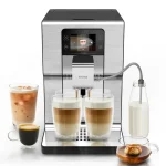 Krups Experience Αυτόματη Μηχανή Espresso 1550W Πίεσης 15bar για Cappuccino με Μύλο Άλεσης Γκρι EA879E - Image 3
