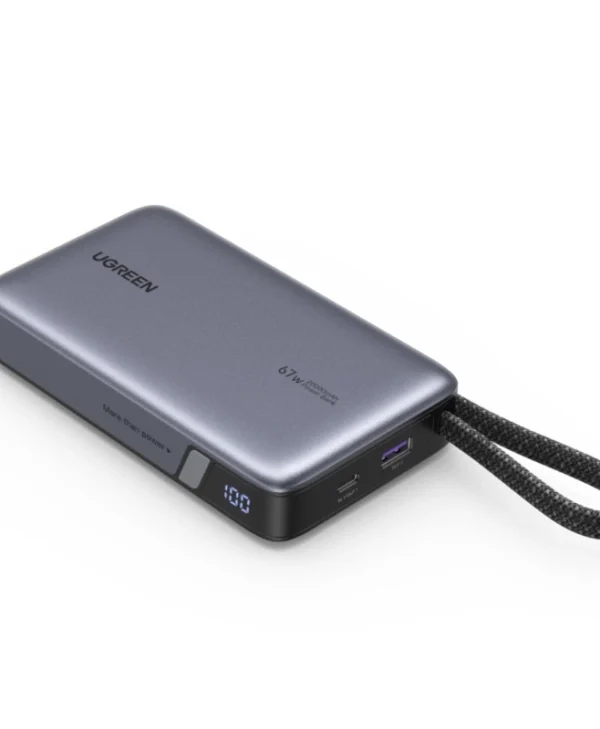 Ugreen PB550 Power Bank 20000mAh 67W με Θύρα USB-A και Θύρα USB-C Power Delivery Γκρι 55996B
