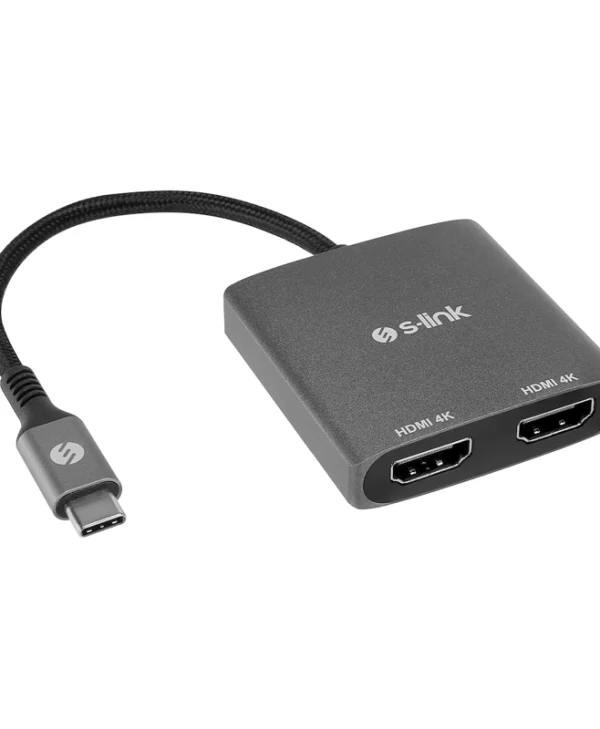S-Link Μετατροπέας USB-C / HDMI female σε USB-C / HDMI female 1τμχ 39873/SWV-USBC026
