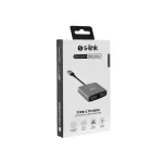 S-Link Μετατροπέας USB-C / HDMI female σε USB-C / HDMI female 1τμχ 39873/SWV-USBC026 - Image 2