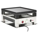 Solis Επιτραπέζια Ηλεκτρική Ψησταριά Raclette Λείας και Αυλακωτής Πλάκας 1020W με Ρυθμιζόμενο Θερμοστάτη S0128 - Image 2