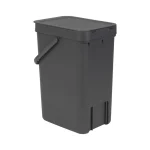 Brabantia Κάδος Απορριμμάτων Πλαστικός Γκρι 12lt 109805 - Image 3