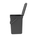 Brabantia Κάδος Απορριμμάτων Πλαστικός Γκρι 12lt 109805 - Image 4